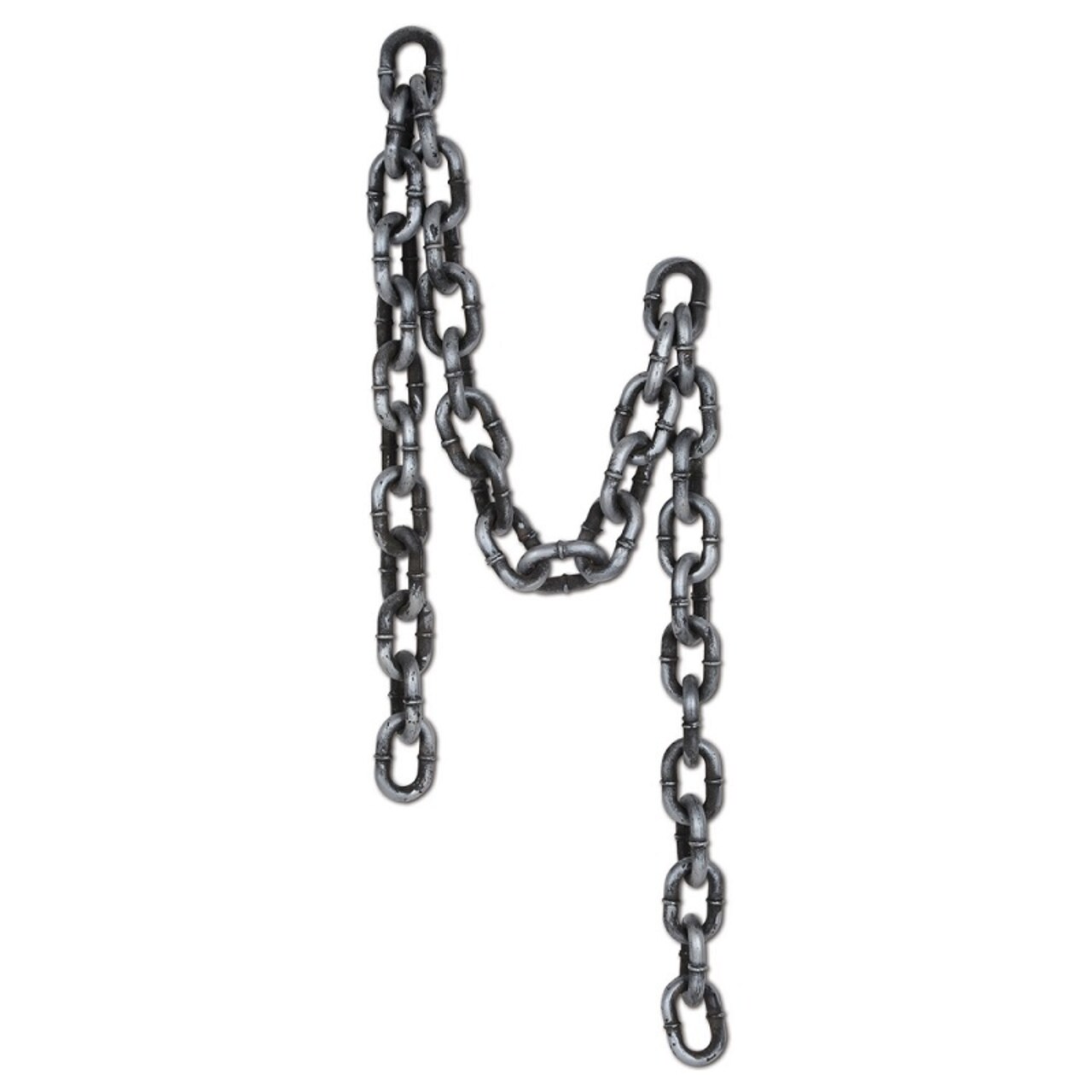 Beistle Pack of 6 Realistic Steel Chain Halloween Decoration 6'